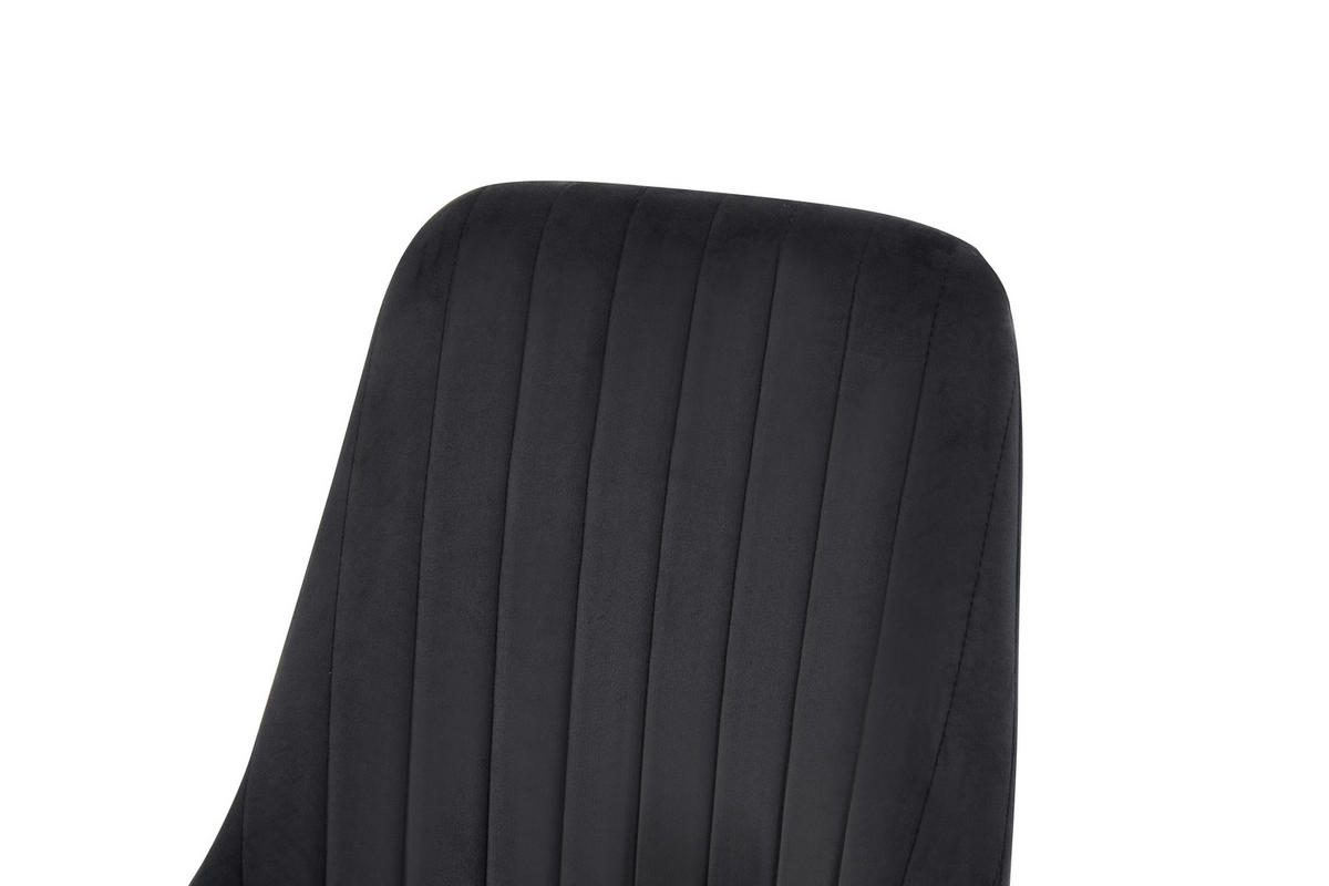 Stuhl CLAUDIA, 2er Set anthrazit schwarz B/H/T: ca. 44x88x58 cm CLAUDIA, 2er Set - schwarz/anthrazit (44,00/88,00/58,00cm) - xonox.home