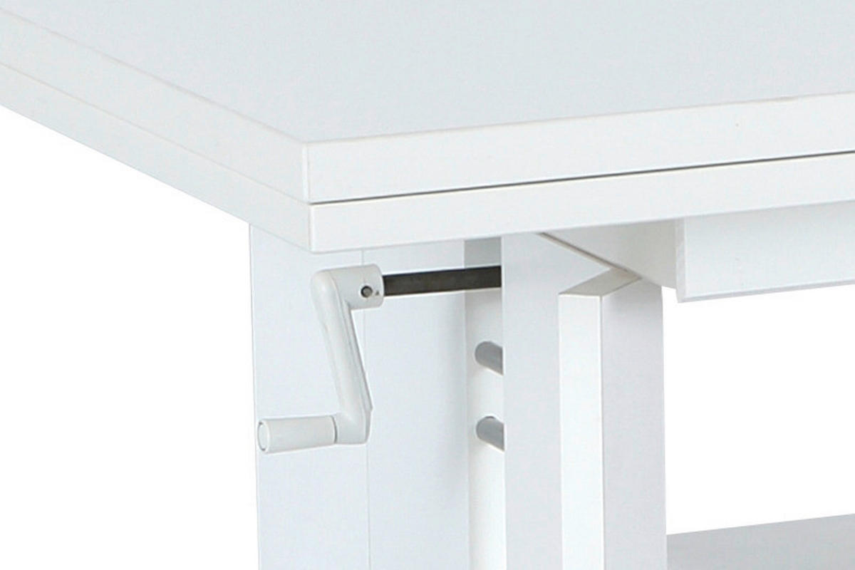 Hela Couchtisch DARIO weiß Holzwerkstoff B/H/T: ca. 110x50x68 cm DARIO - weiß (110,00/50,00/68,00cm) - Hela