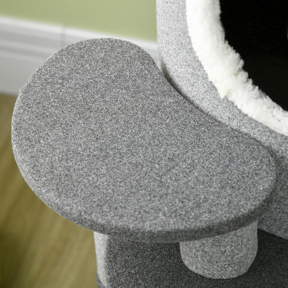 PawHut Kratzbaum grau Sisal B/H/L: ca. 57x99x57 cm Kratzbaum - grau (57,00/57,00/99,00cm) - PawHut