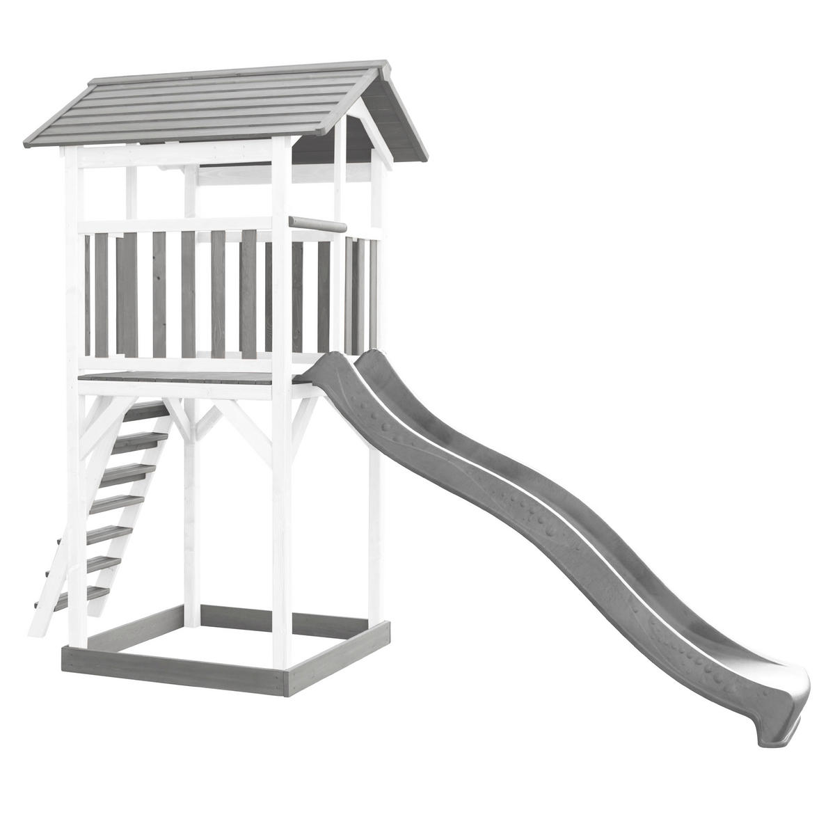 AXI Spielturm Beach Tower grau B/H/L: ca. 111x242x349 cm Beach Tower - grau (349,00/111,00/242,00cm) - AXI
