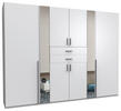 Kleiderschrank Vanea weiß B/H/T: ca. 270x210x58 cm Vanea - weiß (270,00/210,00/58,00cm)