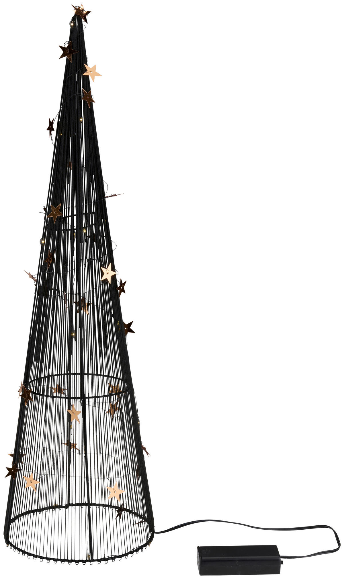 LED-Weihnachtsdeko LED-Weihnachtsdeko - schwarz (15,00/15,00/51,50cm)