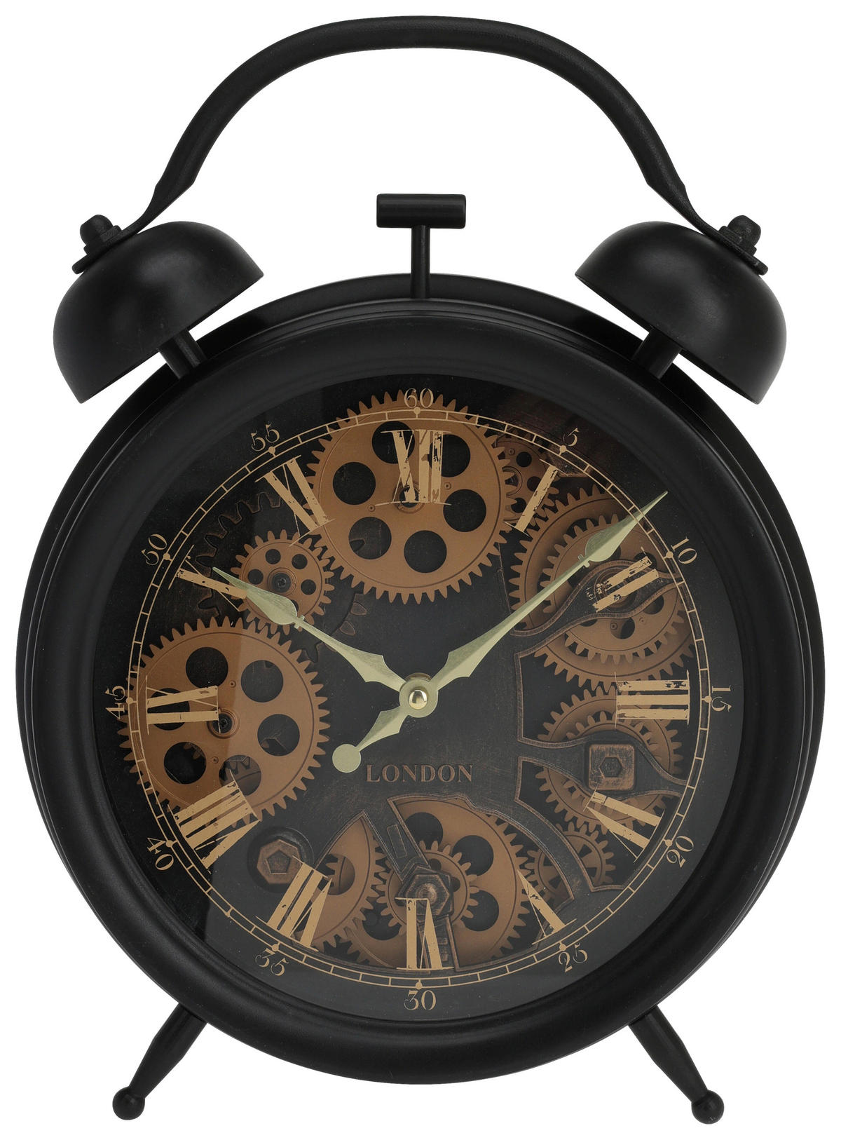 Wanduhr schwarz B/H/L: ca. 42,7x30,5x8,6 cm Wanduhr - schwarz (8,60/42,70/30,50cm)