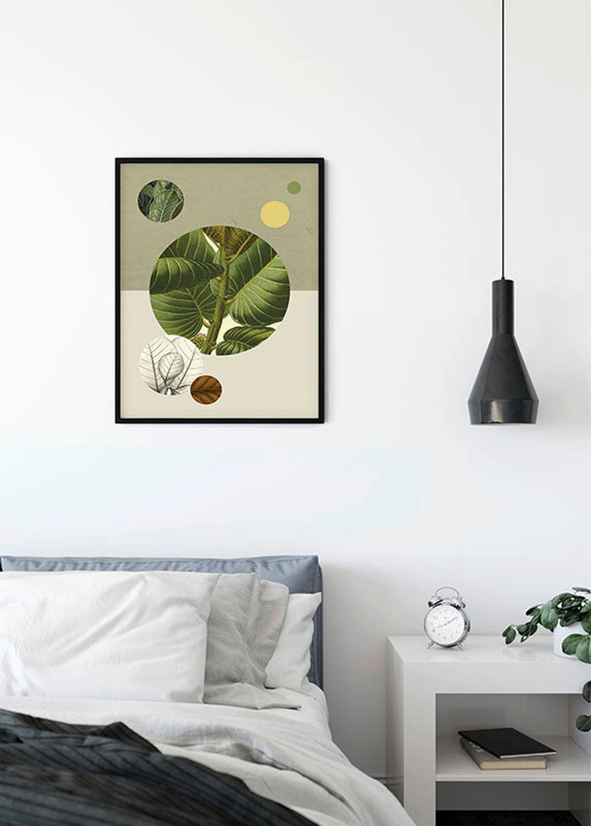 Komar Poster Green Structure Pflanzen B/L: ca. 40x50 cm Green Structure - (40,00/50,00cm) - Komar