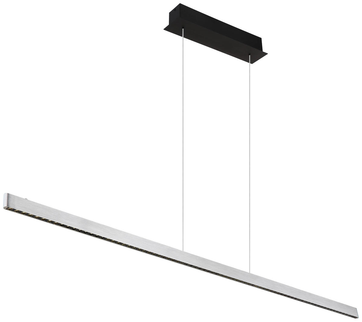 GLOBO Pendelleuchte mattschwarz Aluminium Metall B/H/T: ca. 9x120x150 cm 1.0 Brennstellen 17013H1 - mattschwarz (9,00/120,00/150,00cm) - GLOBO