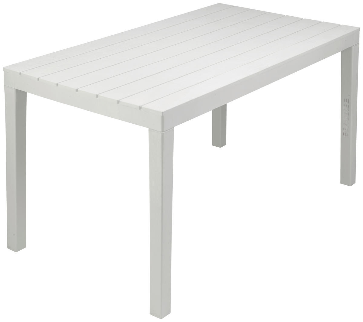 ProGarden Kunststofftisch SUMATRA weiß Polypropylen H/L: ca. 72x138 cm SUMATRA - weiß (138,00cm) - ProGarden