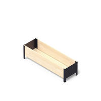 UPYARD Hochbeet MODERN natur Holz B/H/L: ca. 36x32x118 cm MODERN - natur (118,00/36,00/32,00cm) - UPYARD