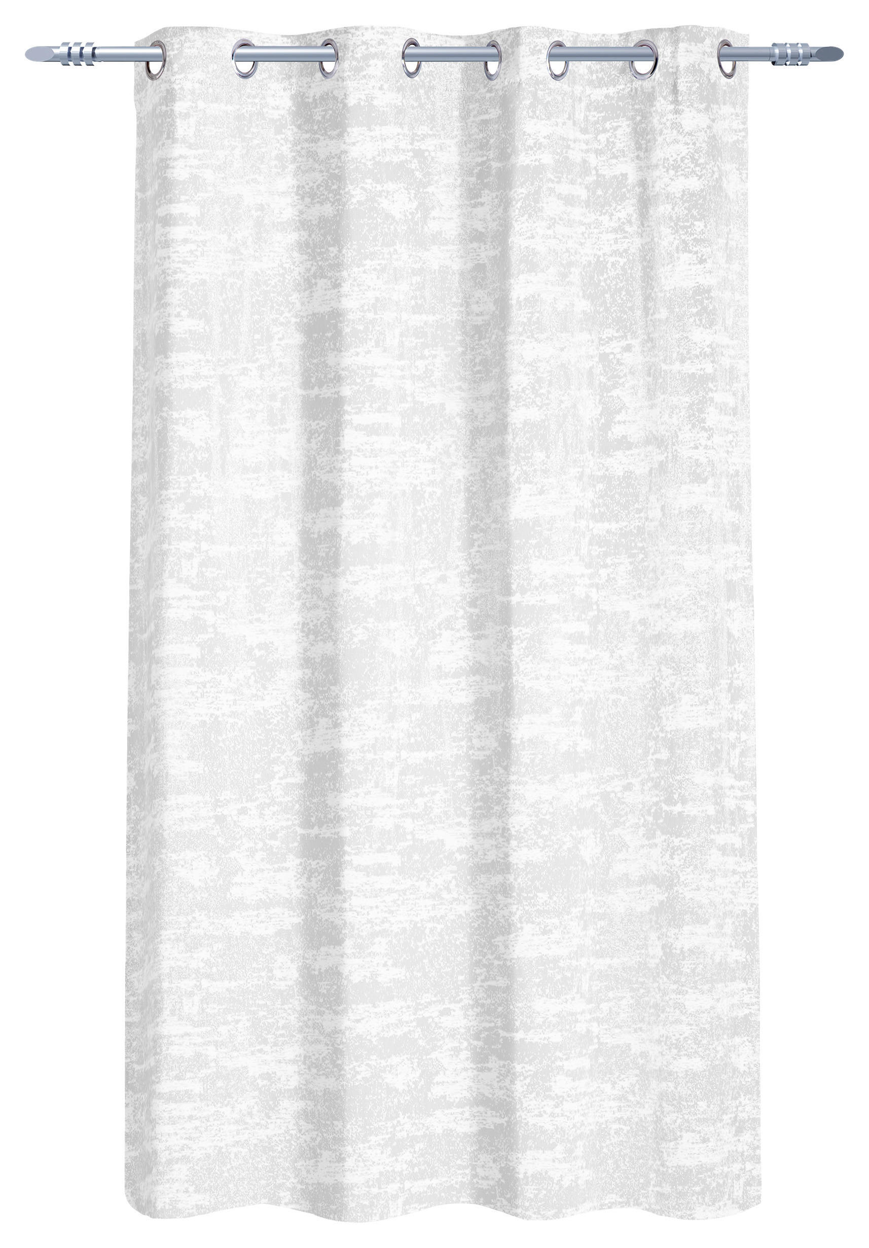 Ösenvorhang Wolke weiß B/L: ca. 140x175 cm Wolke - weiß (140,00/175,00cm)