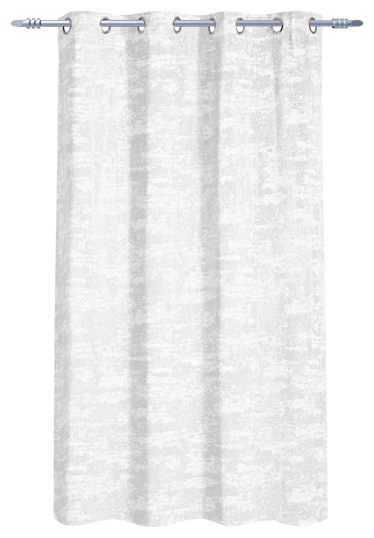 Ösenvorhang Wolke weiß B/L: ca. 140x175 cm Wolke - weiß (140,00/175,00cm)