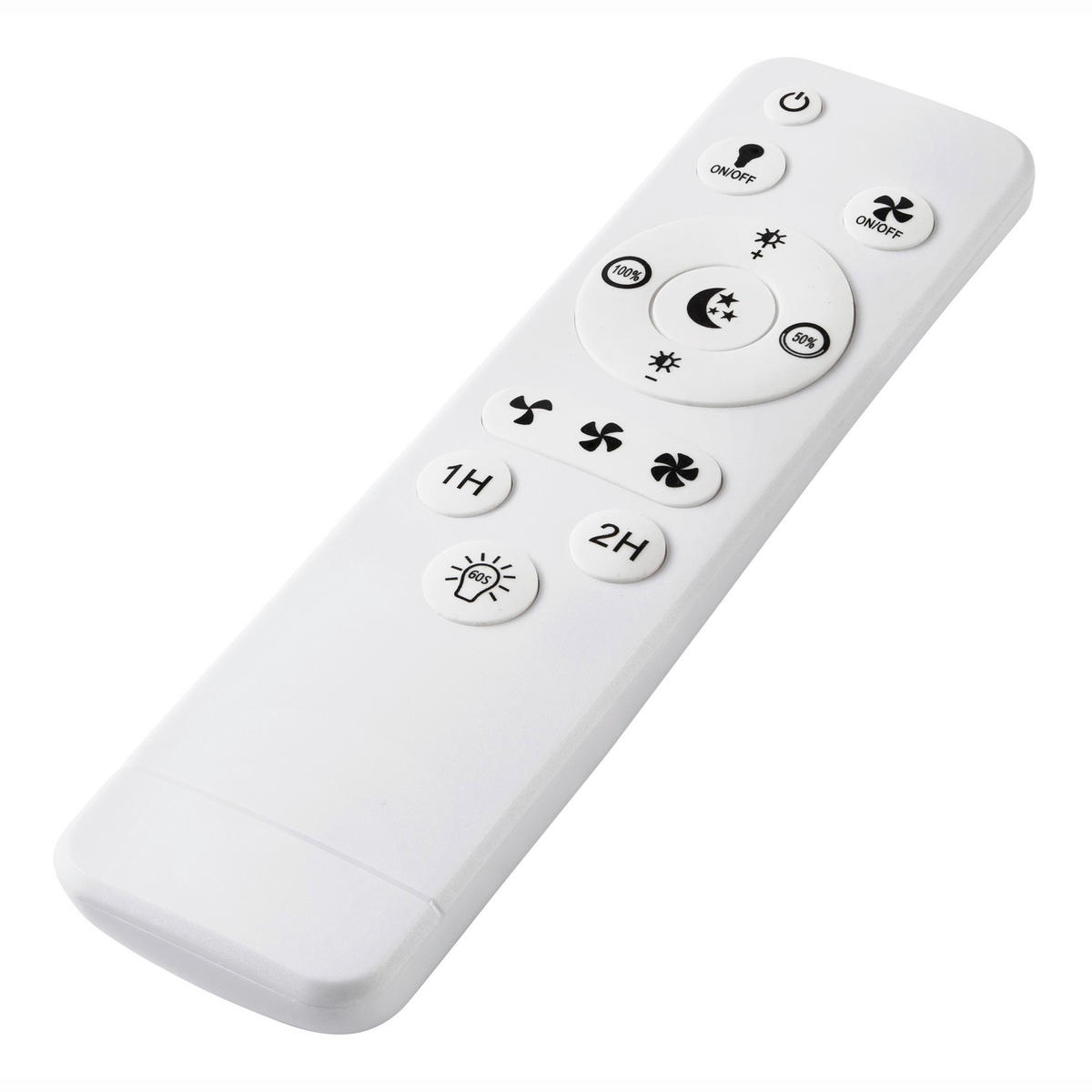 Lamkur LED-Deckenventilator FALCO 49885 weiß H/L: ca. 17x50 cm max. 40 W Falco - weiß (50,00cm) - Lamkur
