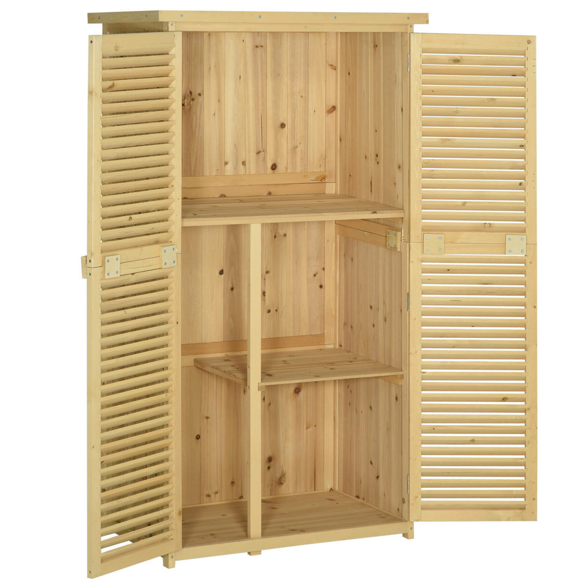 Outsunny Gartenhaus natur B/H/L: ca. 465x160x87 cm Gartenhaus - natur (87,00/465,00/160,00cm) - Outsunny