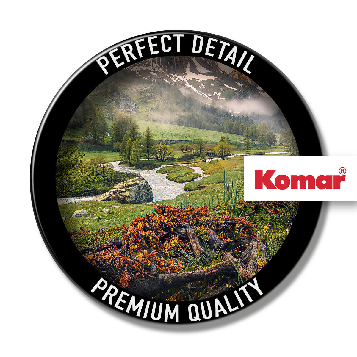Komar Fototapete Morning Walk Landschaft B/L: ca. 368x254 cm Morning Walk - (368,00/254,00cm) - Komar