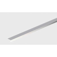 Winkelprofil silber B/L: ca. 2,8x100 cm pro Stück Winkelprofil 23x8x1000 silber sk - silber (2,80/100,00cm)