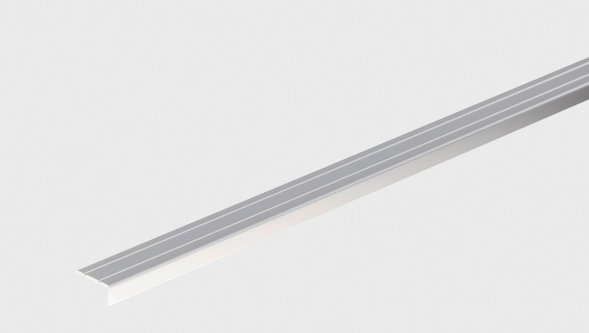 Winkelprofil silber B/L: ca. 2,8x100 cm pro Stück Winkelprofil 23x8x1000 silber sk - silber (2,80/100,00cm)