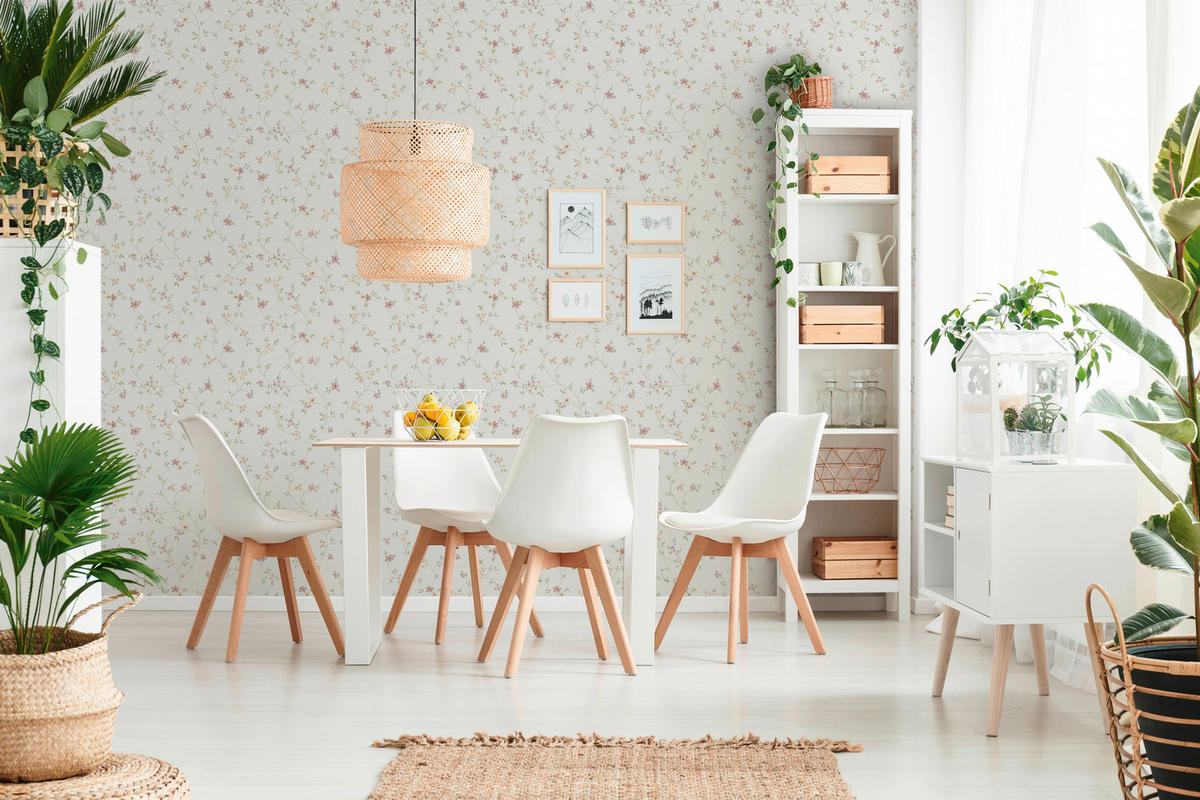 Vliestapete Blumen creme bunt B/L: ca. 53x1005 cm Vliestapete_93770-1 - creme/bunt (53,00/1005,00cm)