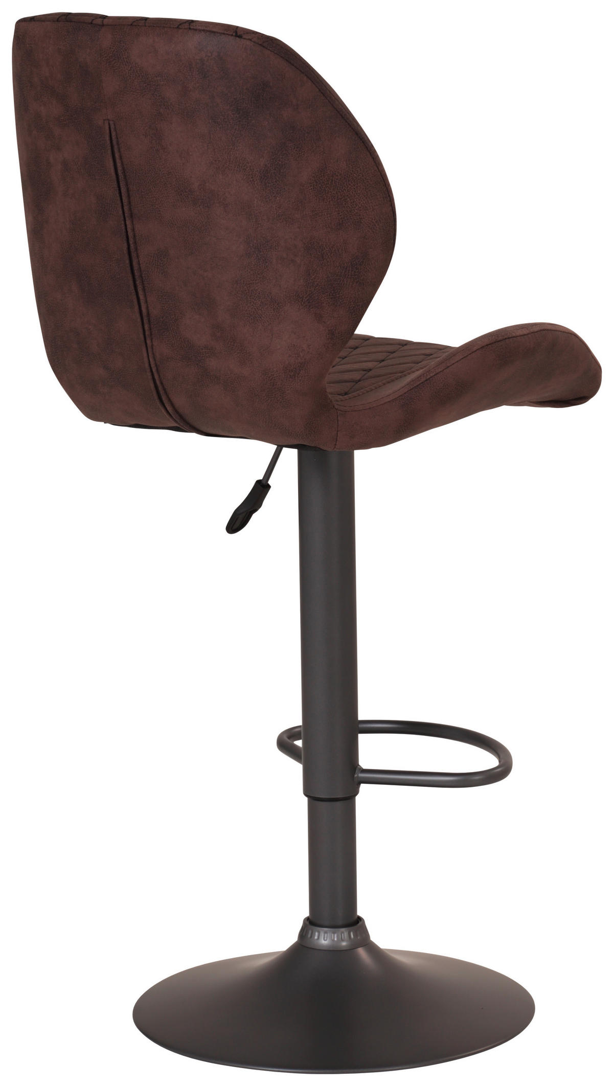 Barhocker Sonja braun Vintage B/H/T: ca. 42x96x51 cm Sonja - braun/grau (42,00/96,00/51,00cm)