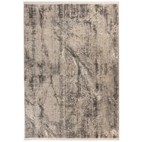 Kayoom Kurzflorteppich Adela 525 grau B/H/L: ca. 80x1,3x150 cm Adela 525 - grau (150,00/80,00/1,30cm) - Kayoom