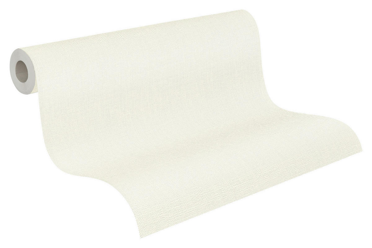 A.S.Creation Vliestapete Blooming Uni weiß B/L: ca. 53x1005 cm Blooming - weiß (53,00/1005,00cm) - A.S.Creation