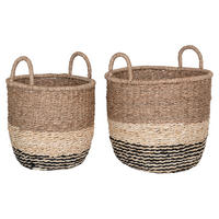 Aufbewahrungskorb 2er Set Lima Lima - braun/natur