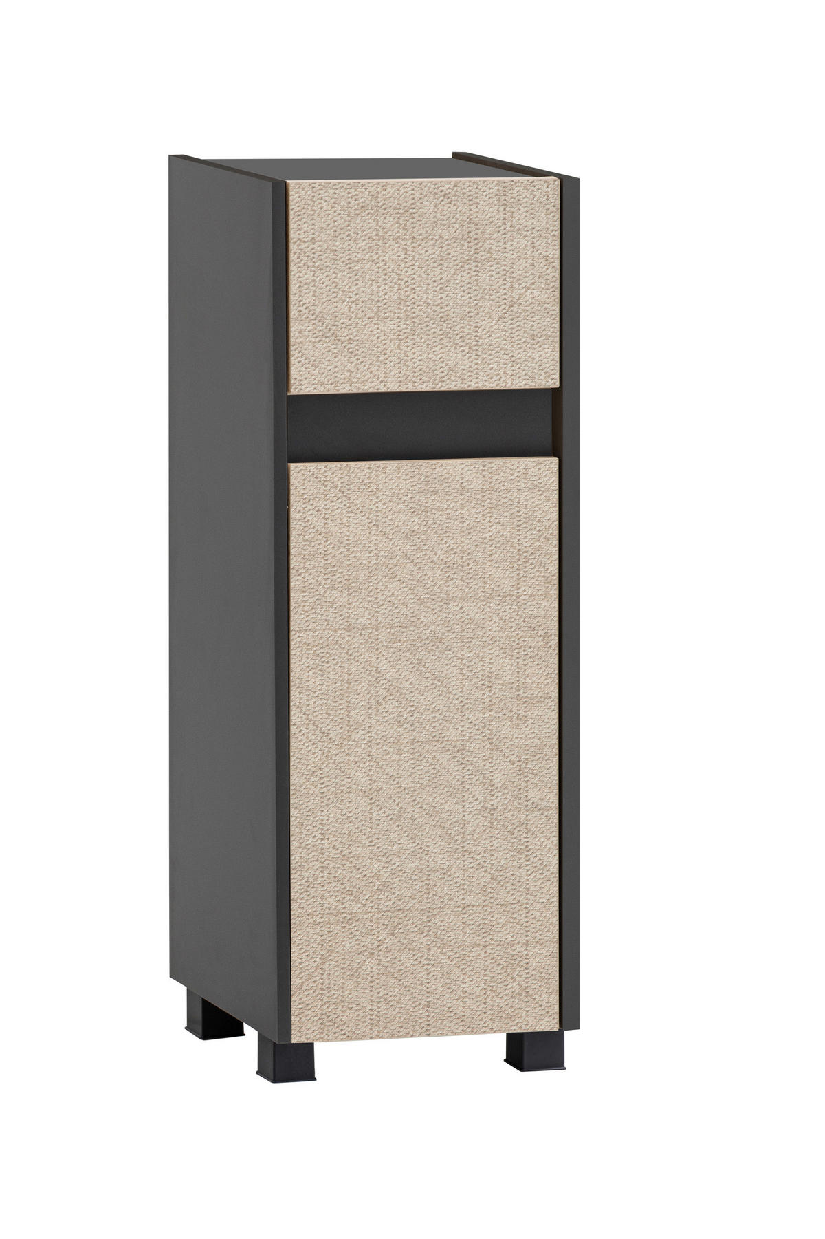 Unterschrank Sander anthrazit Eiche Nachbildung B/H/T: ca. 30,2x84,8x33 cm Sander - Eiche/anthrazit (30,20/84,80/33,00cm) - Möbelpartner