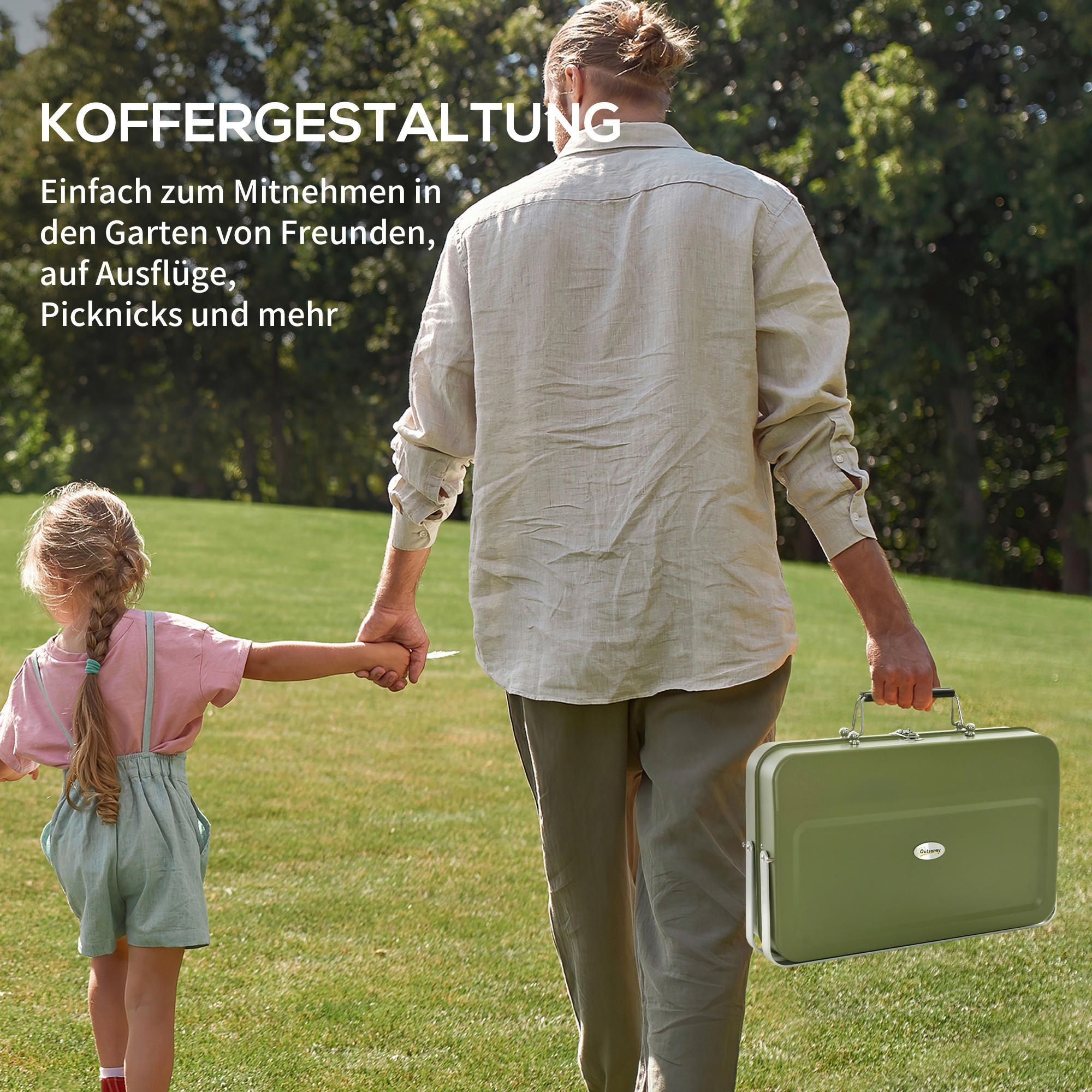 Outsunny Tischgrill Polypropylen B/H/L: ...