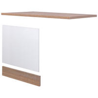 Geschirrspüler- Frontset Samoa weiß Eiche Nachbildung B/H/T: ca. 100x85x60 cm Samoa - Eiche/weiß (100,00/85,00/60,00cm) - Flex-Well