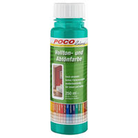 POCOline Vollton- und Abtönfarbe grün ca. 0,25 l Voll+Abtönfarbe 250ml grün - grün (250ml) - POCOline