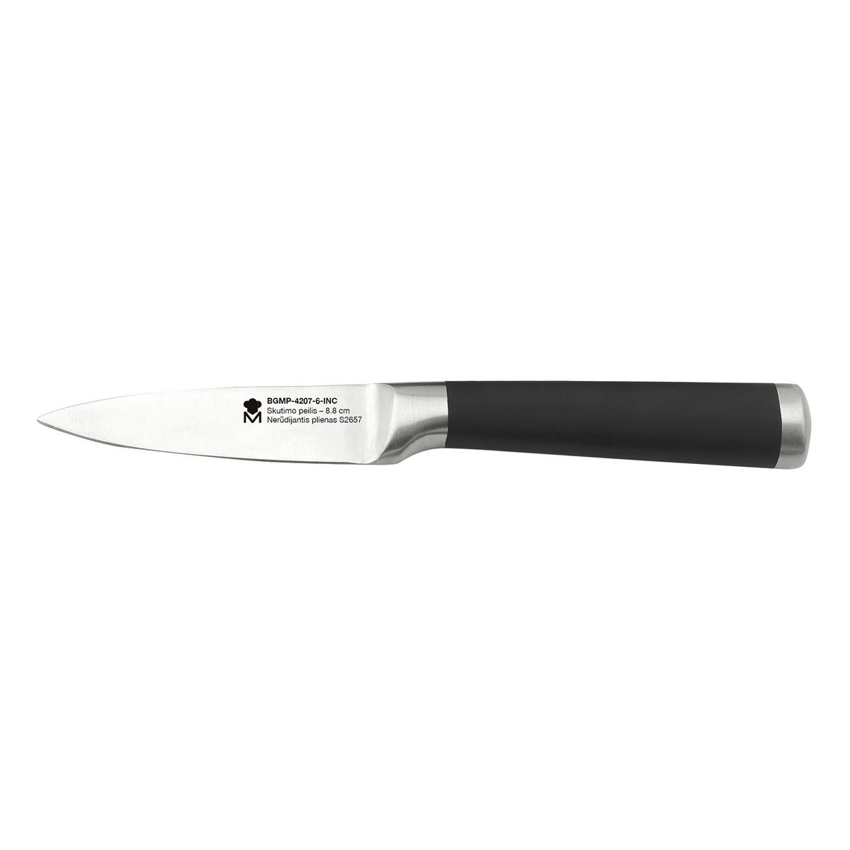 MASTERPRO Messerset FOODIES COLLECTION schwarz Edelstahl 3 tlg. FOODIES COLLECTION - schwarz - MASTERPRO