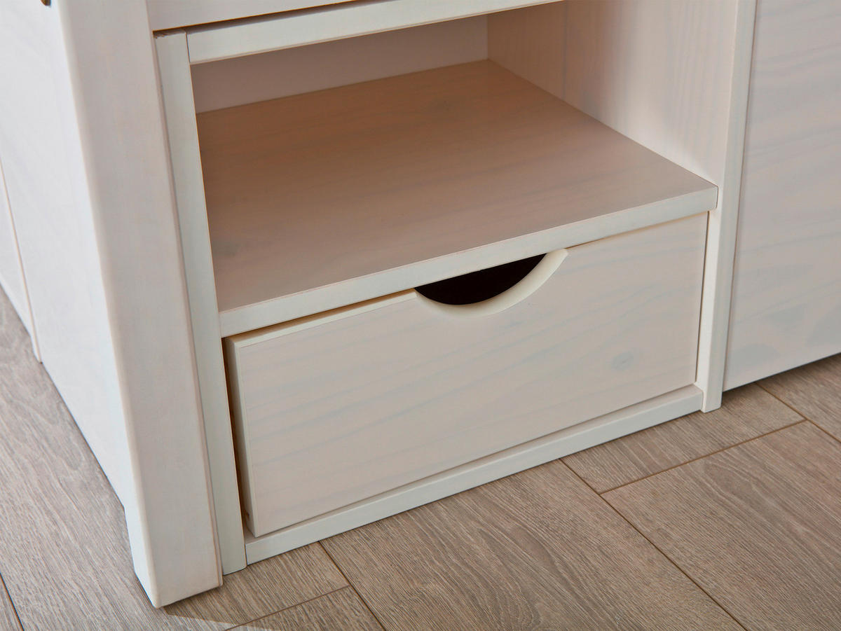 Funktionsbett Till weiß Liegefläche B/L: ca. 140x190 cm Till - weiß (146,00/47,50/199,00cm) - Inter Link