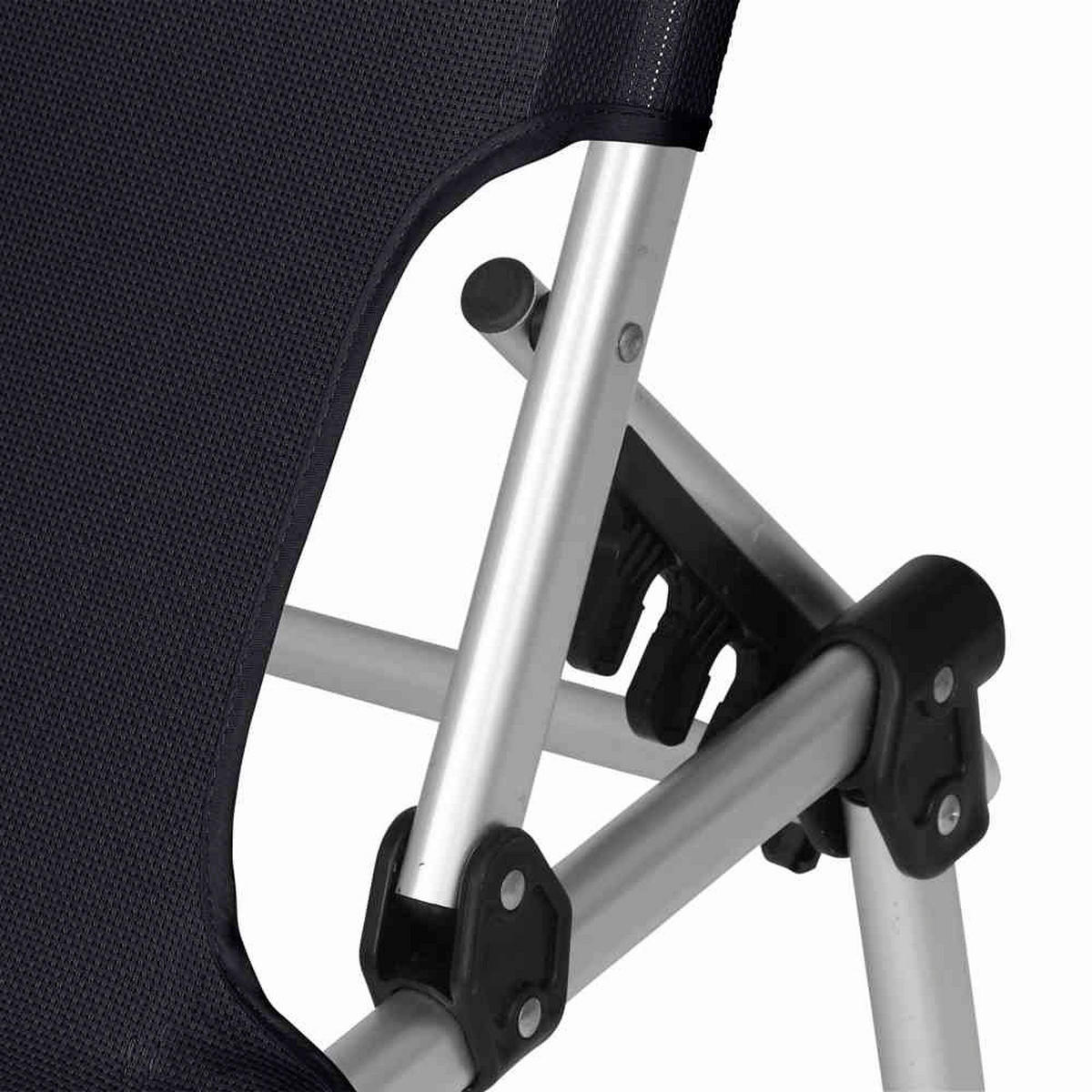 Gardamo Gartenliege ALU-XXL schwarz Aluminium ALU-XXL - schwarz - Gardamo