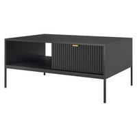 Couchtisch COUCHTISCH AURA AU06 schwarz B/H/T: ca. 104x68x42 cm COUCHTISCH AURA AU06 - schwarz (104,00/68,00/42,00cm) - WIPMEB