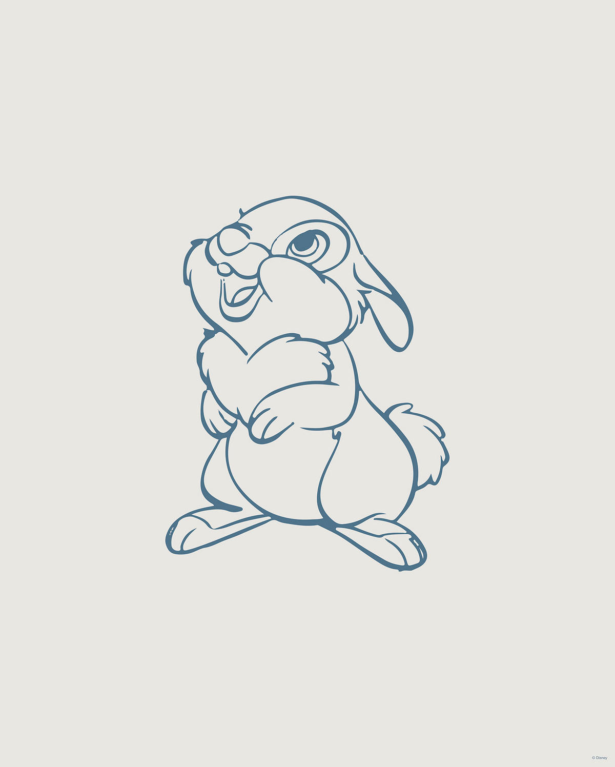 Komar Poster Hey Thumper Disney B/L: ca. 40x50 cm Hey Thumper - (40,00/50,00cm) - Komar