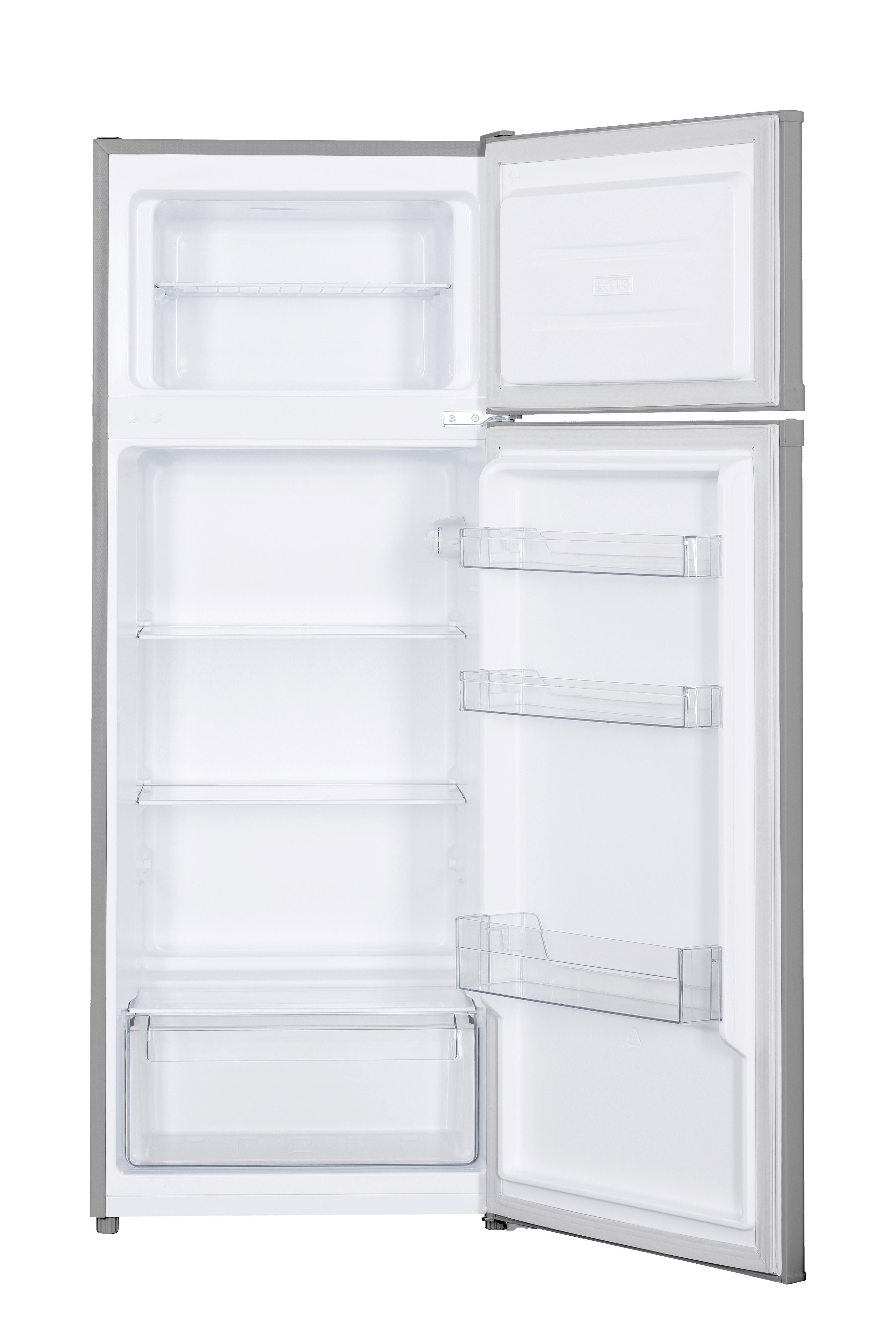 PKM Kühl-/Gefrierkombination Inox B/H/T: ca. 55x143x56 cm Kühl-/Gefrierkombi GK255DS - Inox (55,00/143,00/56,00cm) - PKM