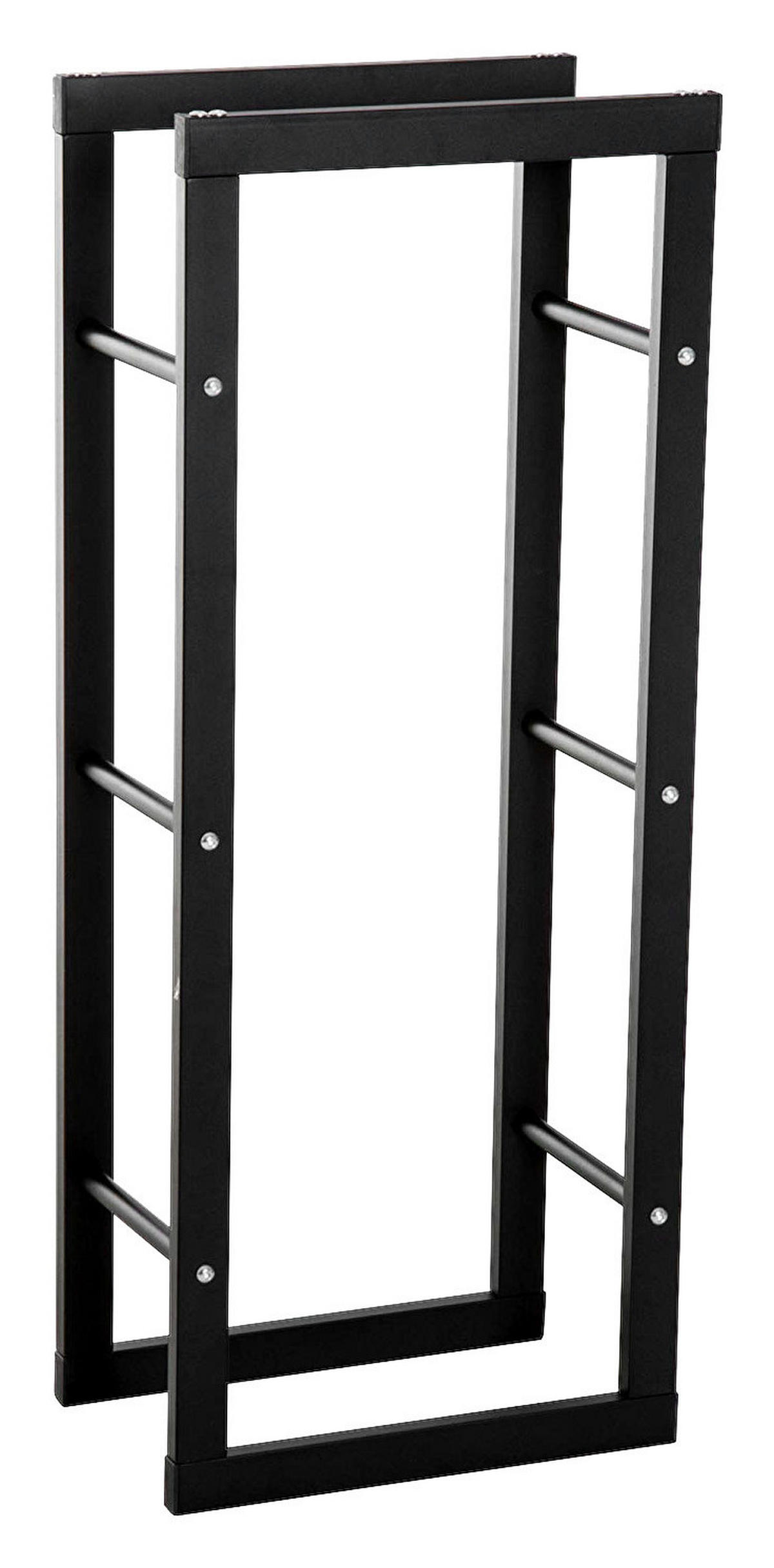 HOMCOM Kaminholzständer schwarz B/H/T: ca. 40x100x25 cm ca. 4,75 kg Kaminholzständer 820-145 - schwarz (40,00/100,00/25,00cm) - HOMCOM