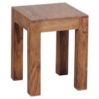 Beistelltisch natur Echtholz B/H/T: ca. 35x45x35 cm Beistelltisch - natur (35,00/45,00/35,00cm) - Wohnling