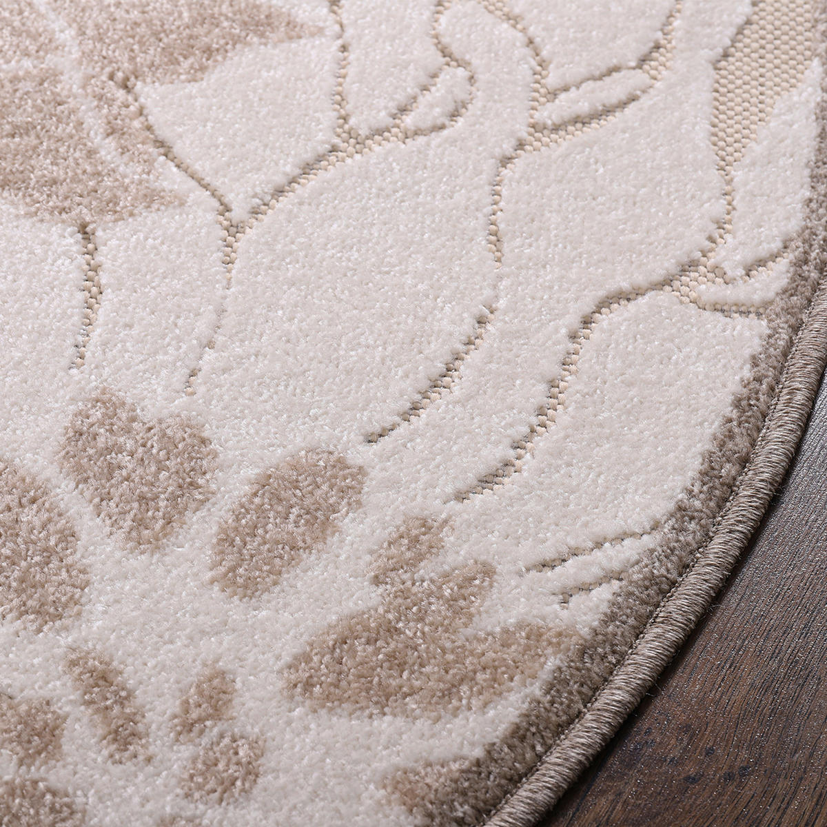 Sanat Outdoorteppich FLORAL creme B/L: ca. 150x150 cm FLORAL - creme (150,00/150,00cm) - Sanat