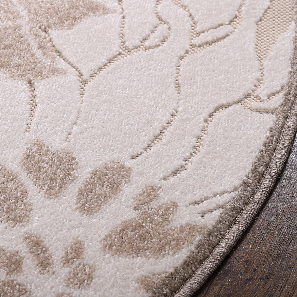 Thumbnail - Sanat Outdoorteppich FLORAL creme B/L: ca. 200x200 cm