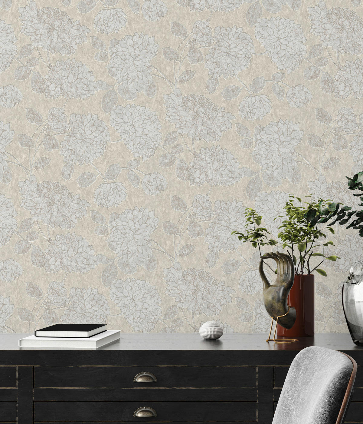 A.S.Creation Vliestapete Attractive 2 Floral beige B/L: ca. 53x1005 cm Attractive 2 - beige (53,00/1005,00cm) - A.S.Creation