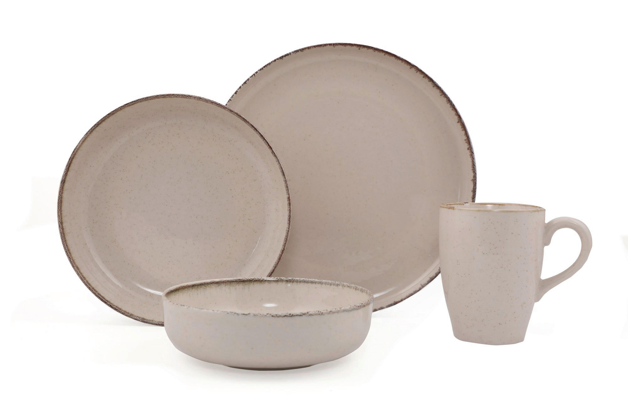 HermiaConcept Tafelservice Dirk creme Porzellan 16 tlg. Dirk - creme - HermiaConcept