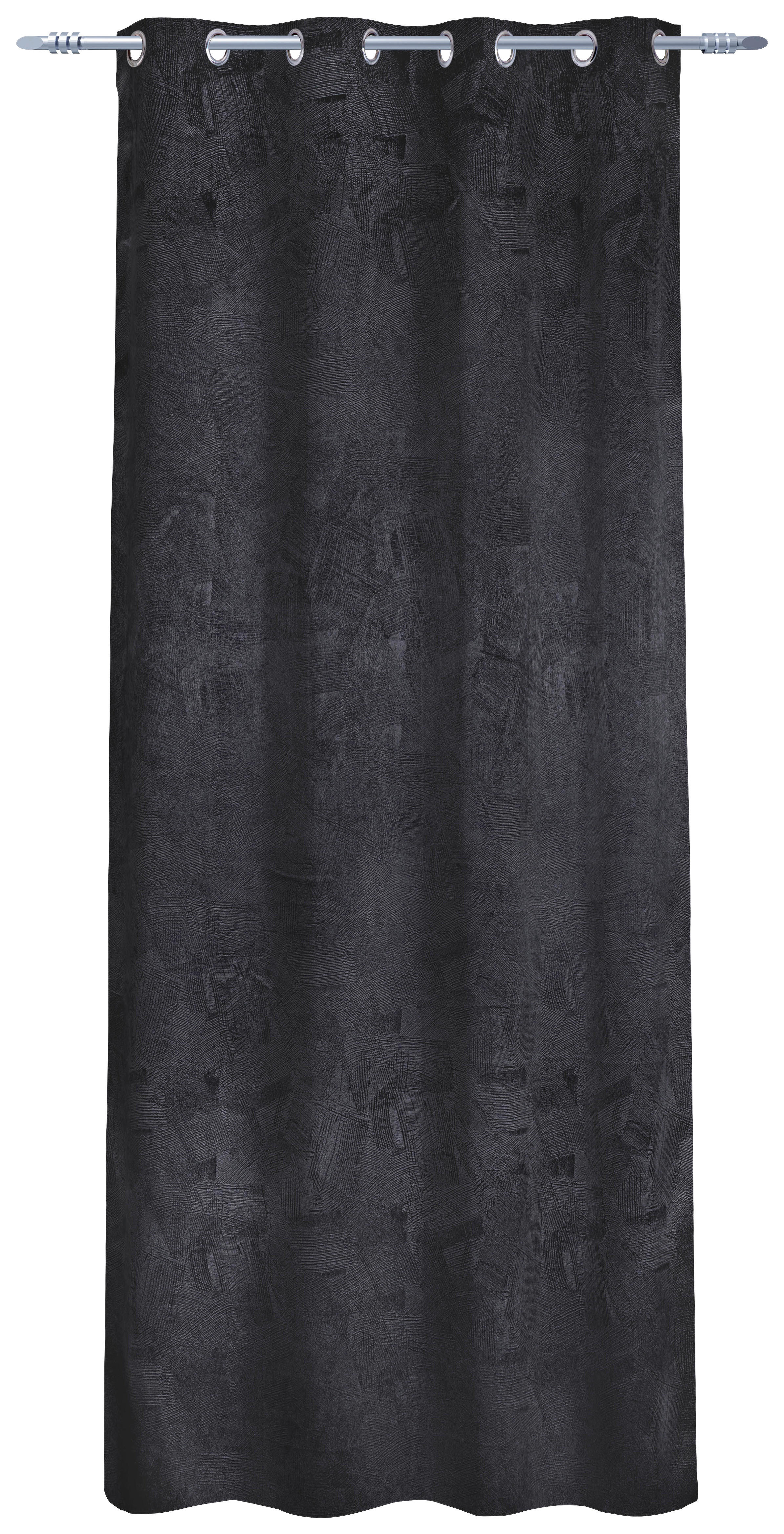 Thumbnail - Verdunklungsvorhang Diamond anthrazit B/L: ca. 140x245 cm