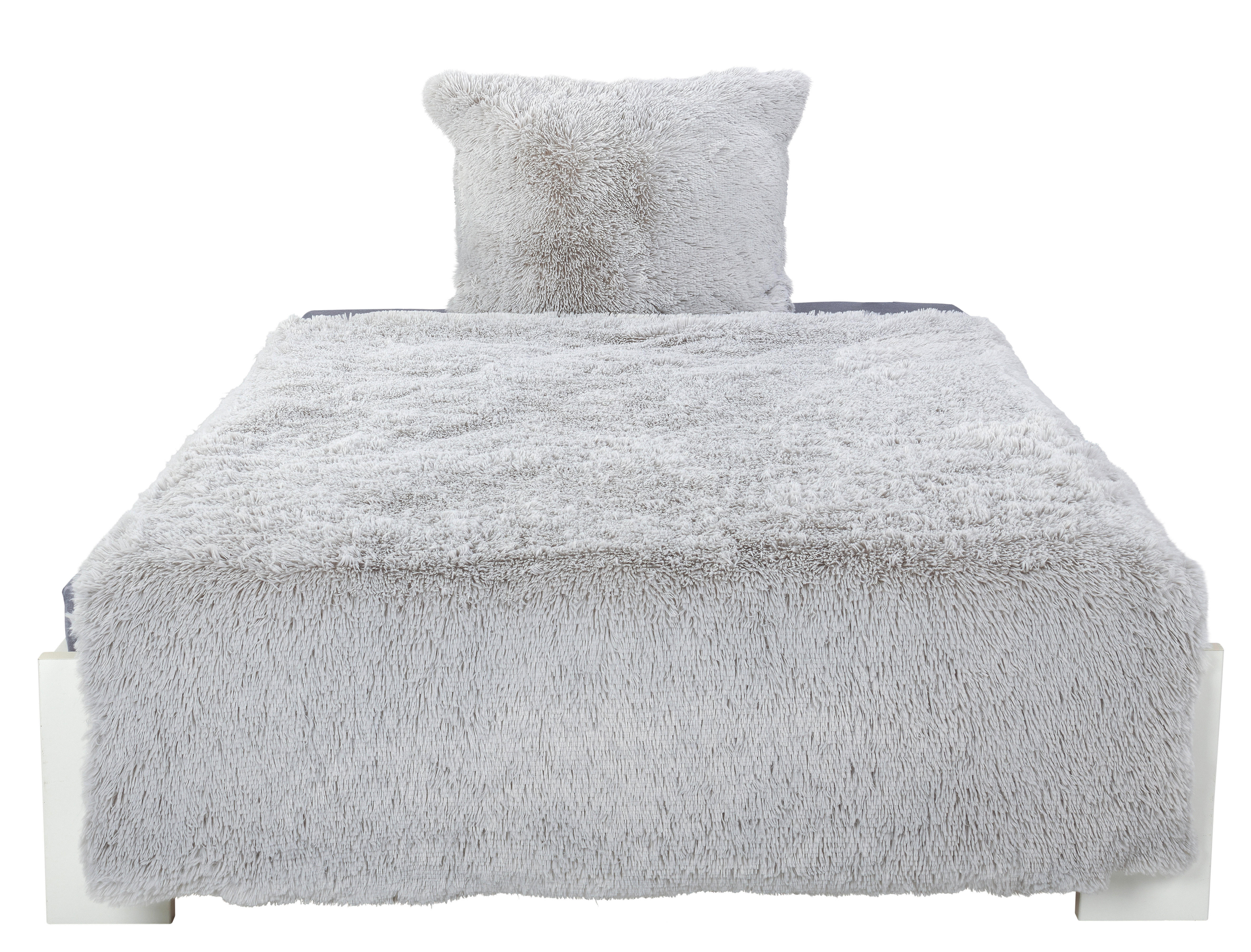 Microfaser Bettwäsche Billy Billy - silber (135,00/200,00cm)