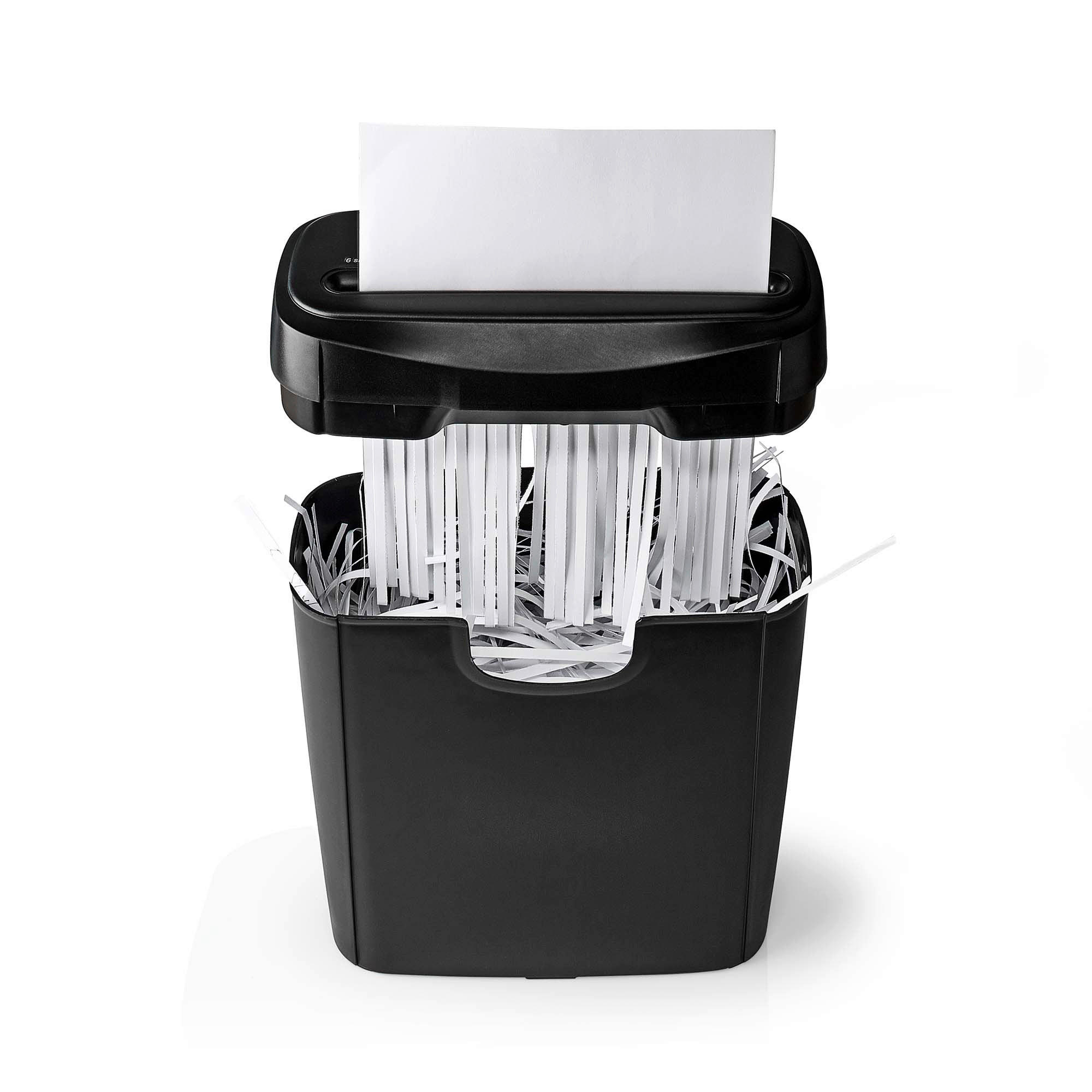 Nedis Aktenvernichter schwarz Aktenvernichter_Nedis 10l - schwarz (13,50/28,60/32,50cm) - Nedis
