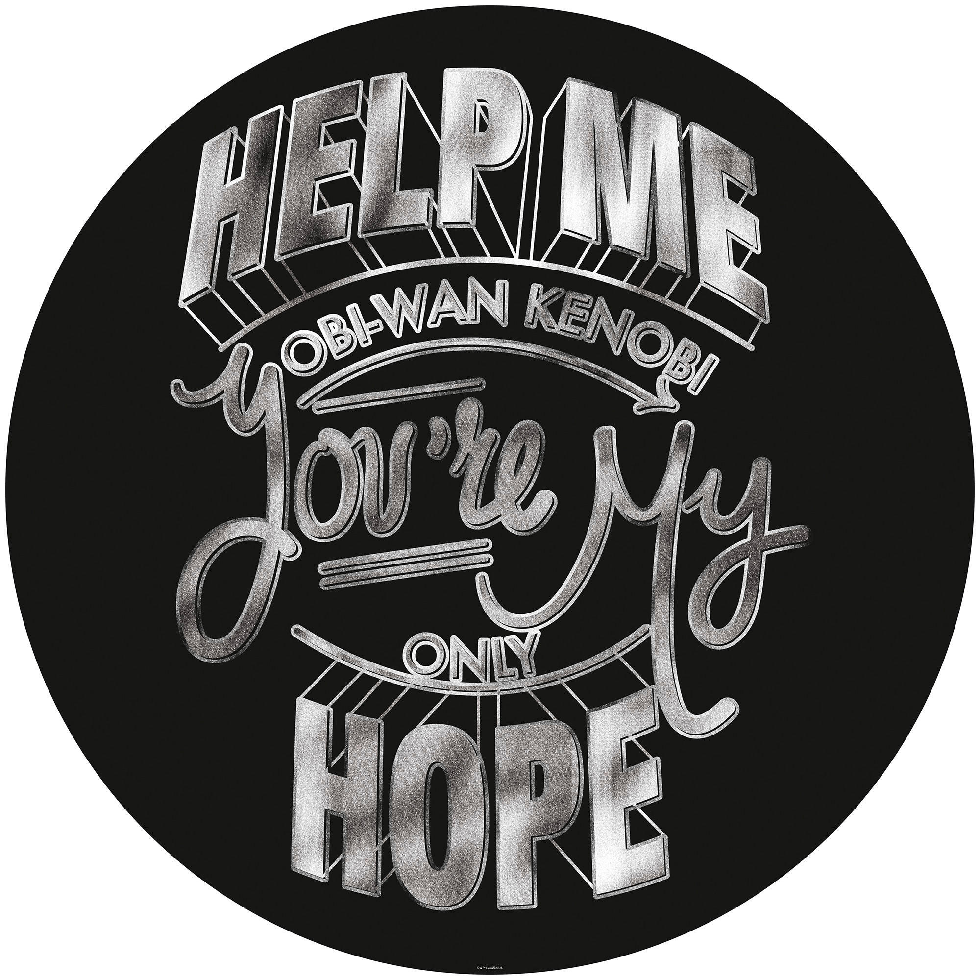 Komar Fototapete Star Wars Help Me Obi Wan D: ca. 125 cm Star Wars Help Me Obi Wan - (125,00cm) - Komar