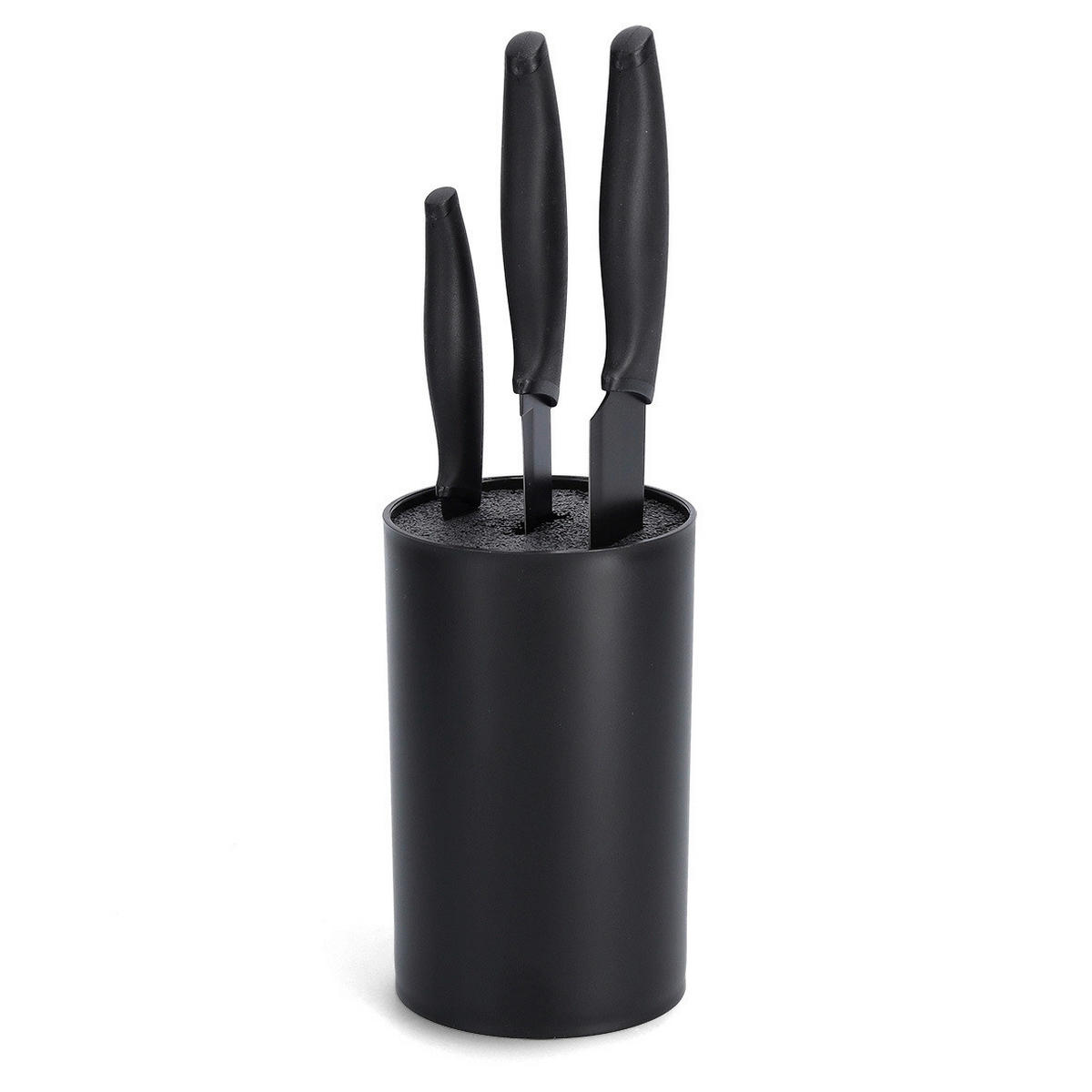 Zeller Messerblock Messerblock - schwarz (11,00/11,00/18,00cm) - Zeller