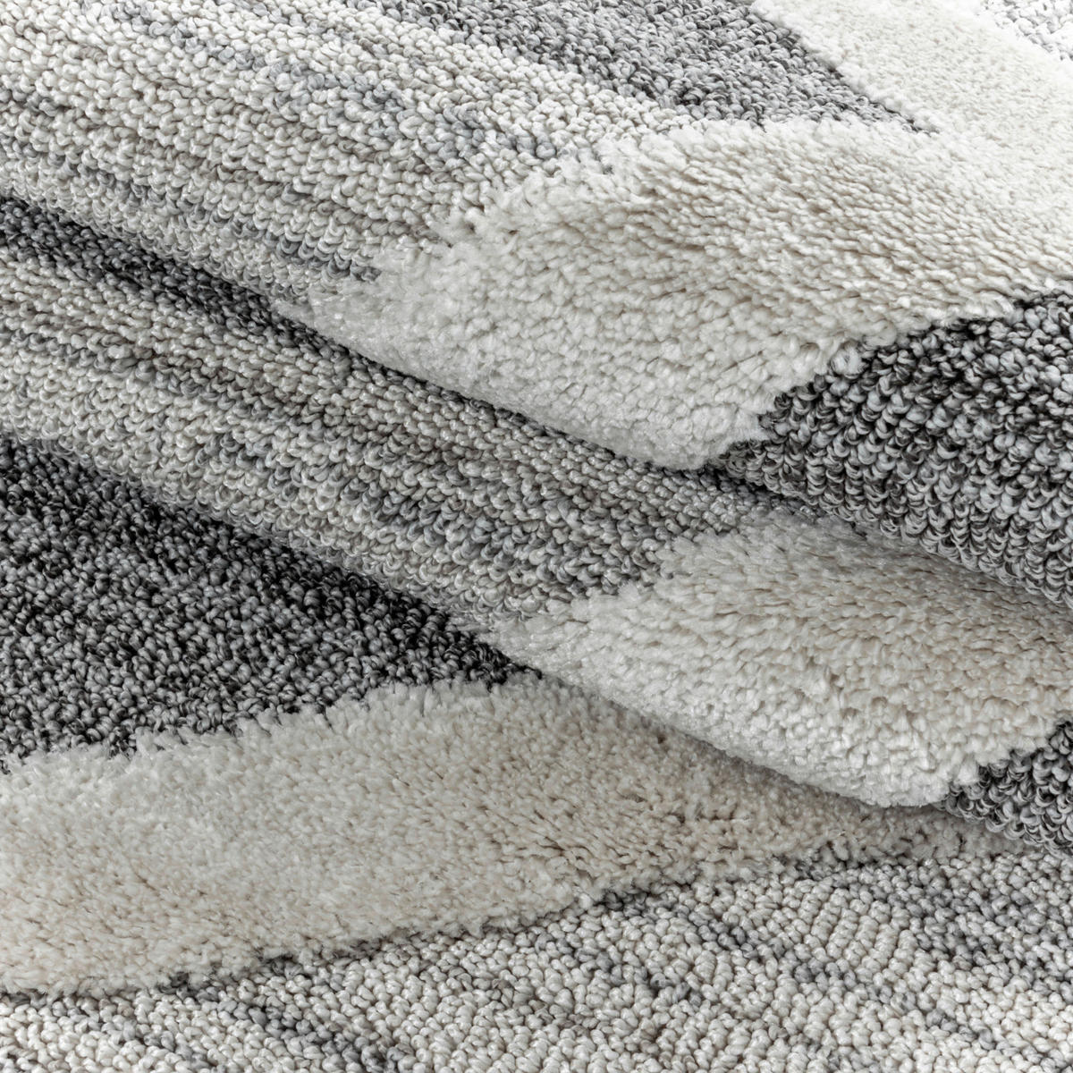 Ayyildiz Teppich PISA grau B/L: ca. 80x250 cm PISA - grau (80,00/250,00cm) - Ayyildiz