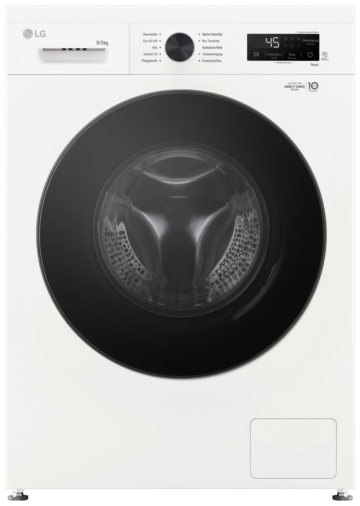 LG Waschtrockner W4WB3095Y Waschtrockner W4WB3095Y - weiß (85,00/60,00/55,00cm) - LG