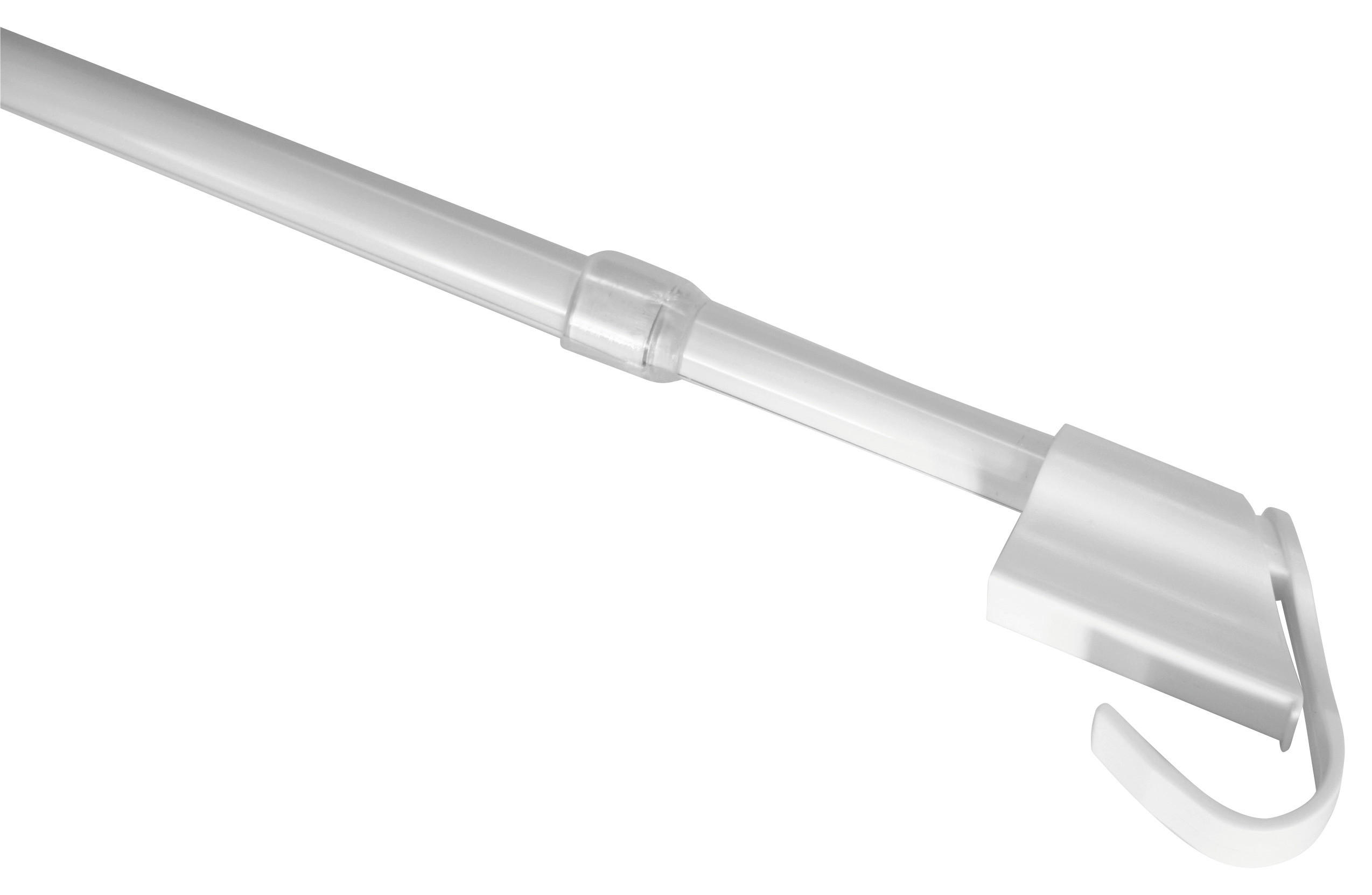 Vitragenstange Klemmvitrage - weiß (1,00cm) - Boviva