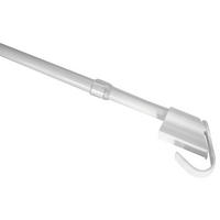 Vitragenstange Klemmvitrage - weiß (1,00cm) - Boviva