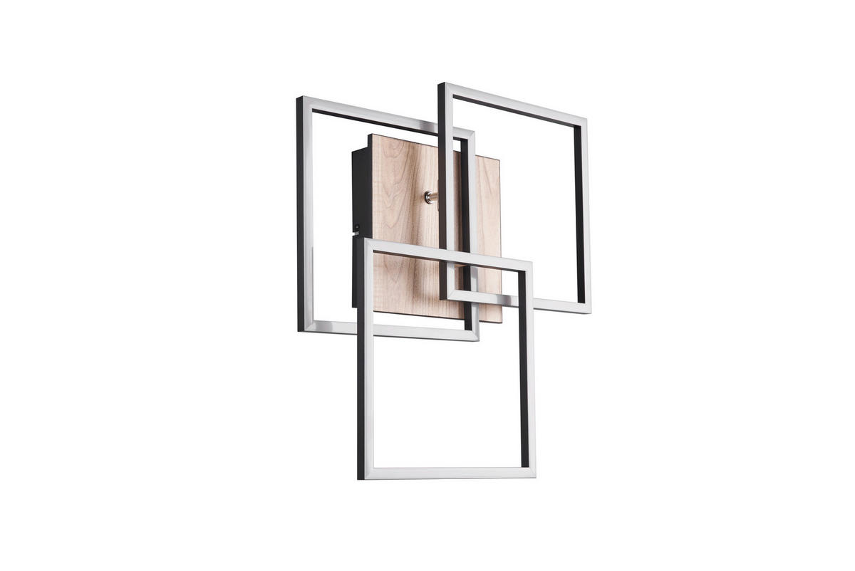 Reality LED-Deckenleuchte R62883135 Mobile schwarz Acryl Metall MDF B/H/T: ca. 39x10x42 cm 1 Brennstellen Mobile - schwarz (39,00/10,00/42,00cm) - Reality