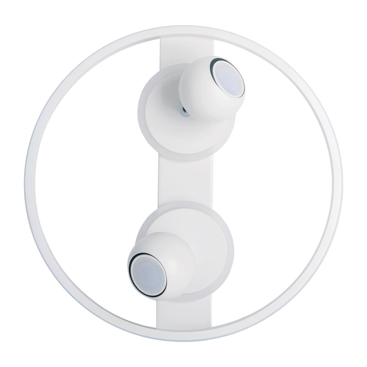 Näve Leuchten Deckenleuchte 1382823 weiß Metall Kunststoff B/H/T: ca. 40x15,5x40 cm GU10 2 Brennstellen Ronda - weiß (40,00/15,50/40,00cm) - Näve Leuchten